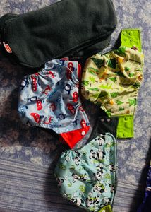 bundle of Baby Cloth Diapers - Pack 3