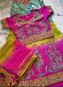Vibrant Embroidered fancy Lehenga Choli set