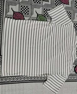Classic Striped V-Neck T-Shirt