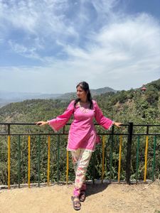 Vibrant Pink Embroidered Kurta Set