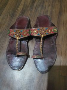 Ethnic Leather Sandals