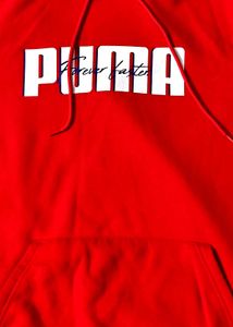 Puma Red Graphic Hoodie 1500 rs