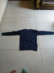 Men's Navy Blue Graphic T-Shirt