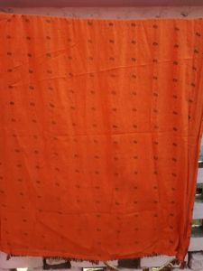 Combo Orange Dupatta with Dark Print