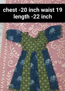 Girls' Cotton Frock combo