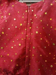 Beautiful Red Embellished Lehenga Choli