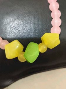Chic Beaded Bracelet with Charms