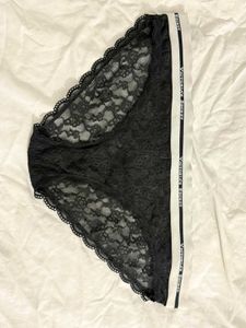 Victoria's Secret Black Lace Panty