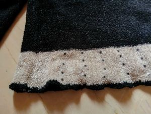 Stylish Women's Black &amp; Tan Cardigan