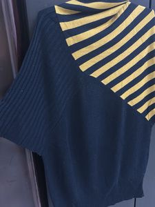 Madame Striped Turtleneck Sweater