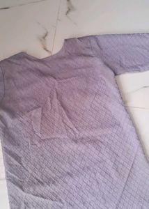 Elegant Lavender Quilted Kurta
