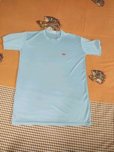 Light Blue Supreme Box Logo Tee