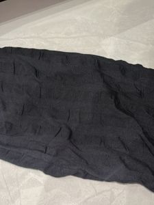 Chic Black Square Neck Blouse