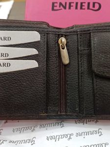 Royal Enfield Leather Wallet Brown