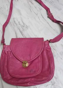 Pink Crossbody Bag