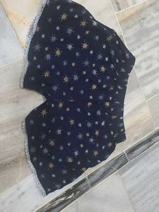 Cute Navy Star Print Shorts