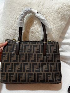 Fendi inspired Stylish Brown Monogram Handbag