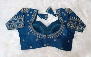 Sabyasachi Blue Blouse