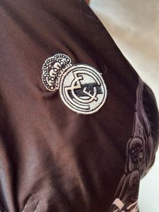 Men's Real Madrid Black Dragon Print T-Shirt