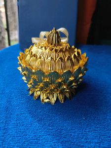 Decorative Golden Potli Box for jewellery storage