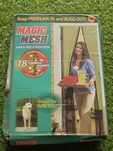 Magic Mesh Hands-Free Screen Door 5pcs