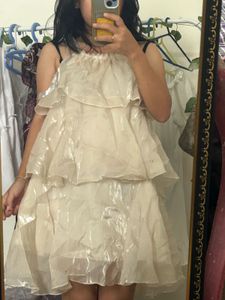 Ruffled Tiered Mini Dress