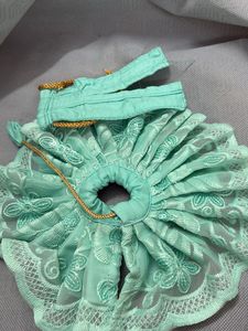 Beautiful Mint Green ladoo gopal dress