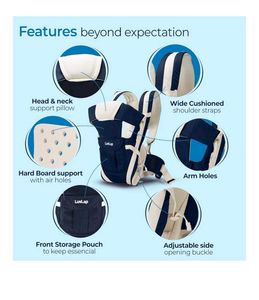 LuvLap Baby Carrier - Comfortable &amp; Secure