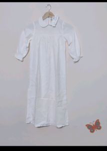 Baby White Frock/Night Dress