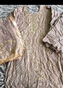 combo offer kurta set and chickenkari kurti