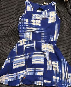 Fit n Flare Flowy Muilticoloured mini dress