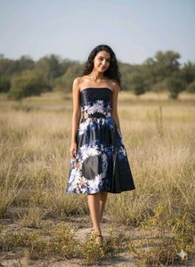 Floral Print Midi Dress