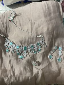 Elegant Teal Jewel Set