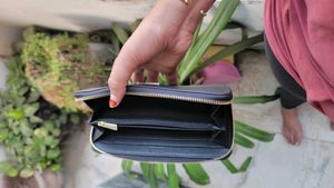 Furla Leather Hobo Bag &amp; Wallet Combo