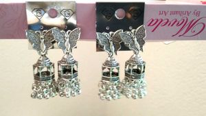 Beautiful Butterfly Jhumka Earrings pack of 2