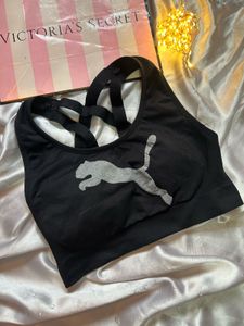 Puma Black Sports Bra