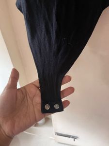 forever 21 Black Off-Shoulder Bodysuit