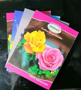 Rough Note Book 📓 Pack 4