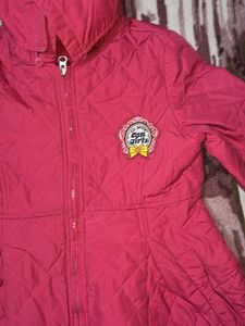 Pink Hooded Jacket