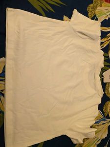 Classic White Crew Neck T-Shirt