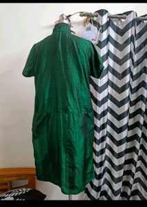 Plus Size Green Warm Kurti