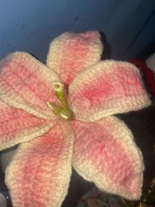 Handmade Crocheted Lily Flower