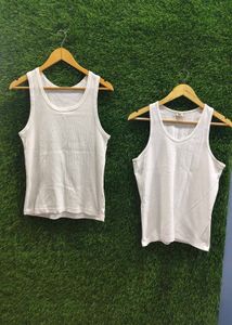 2 White inner vests (uniqlo)