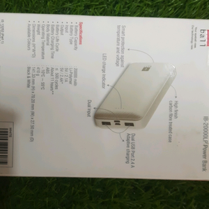 💥iBall" power bank" 20000mh as per available colour design