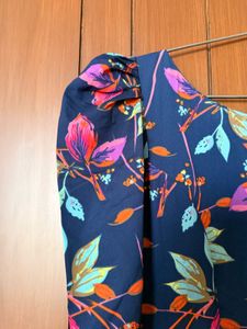 floral pattern frock dress