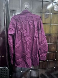 Men's Purple Button-Up Shirt