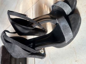 Marc Loire Sparkly Black Heels