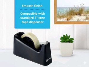 Pack of 2 Transparent Cello Tape 1" Rolls