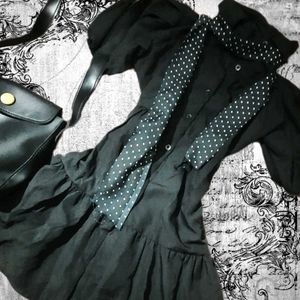 Black Gothic Inspired Dress Set