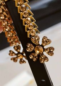 Brand new copper gold earrings